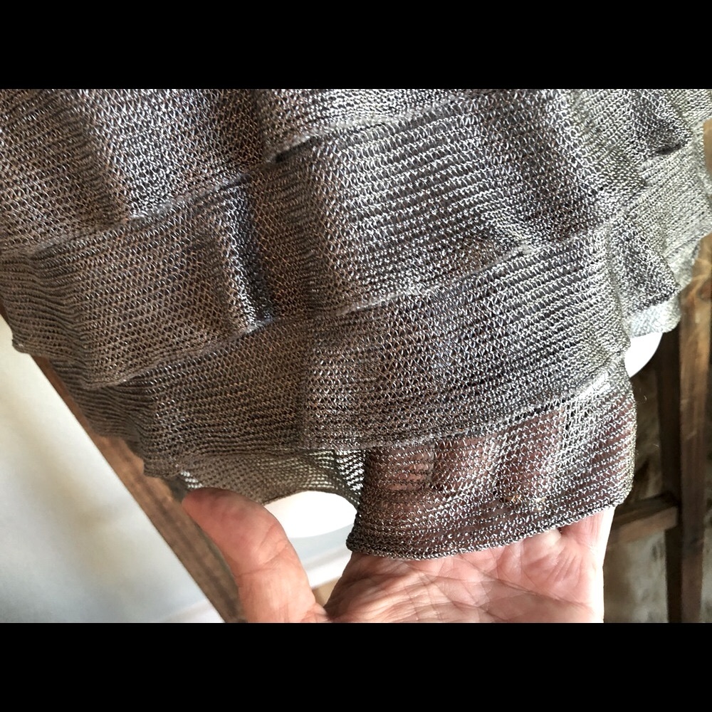 Studio M • Metallic Ruffle Top - Picture 5 of 8